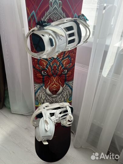 Комплект: Сноуборд, ботинки, крепление