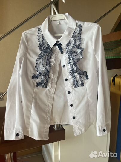 Блузки для девочек 1-4 класс