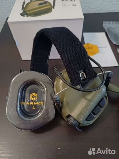 Комплект наушники Earmor M31 + крепления на шлем