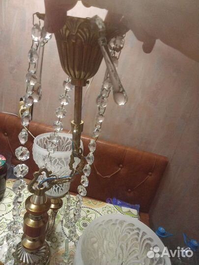 Винтажная Люстра хрустальная СССР