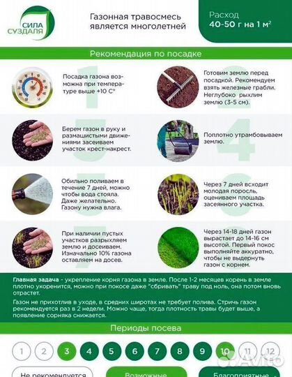 Премиум спорт многолетний газон