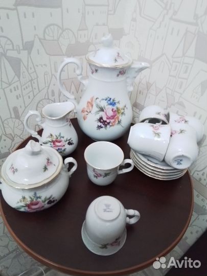 Сервиз кофейный Thun Чехословакия