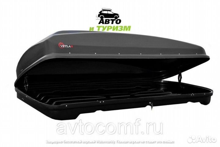 Автобокс VetlaN Titan Largus 1100, черный, 1100 л