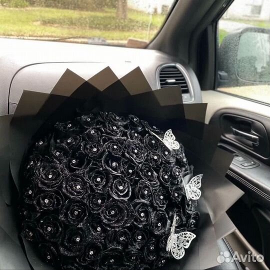 Черные розы