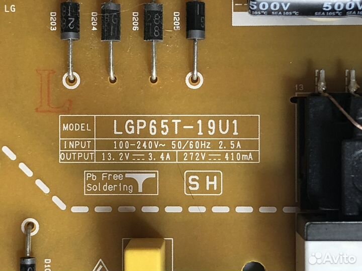 Блок питания EAX68284201 (1.6) LG 65UM7300PLB