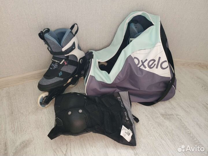 Ролики k2 alexis 80 pro с защитой