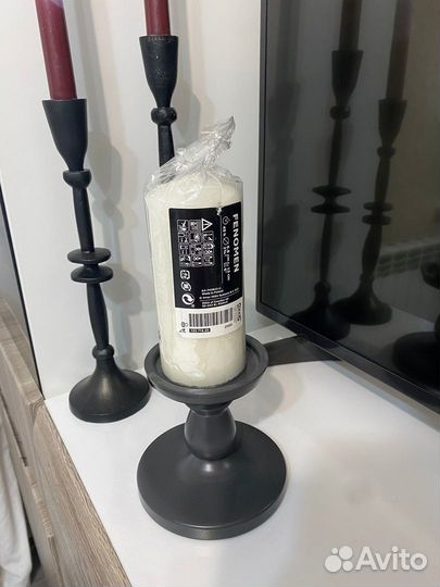 Свеча формовая Феномен IKEA 10,15,20,25см