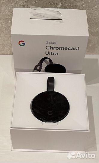 Chromecast Ultra Google (цифровой медиаплеер)