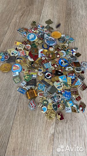 Лот опт. 250 значков СССР