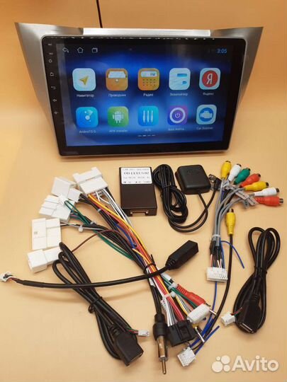 Магнитола андроид Тойота Лексус, Харриер 2004-09г