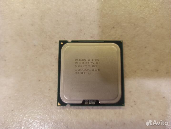 Процессор Intel Core 2 Duo E7300 и кулер