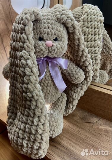 Вязаный зайка