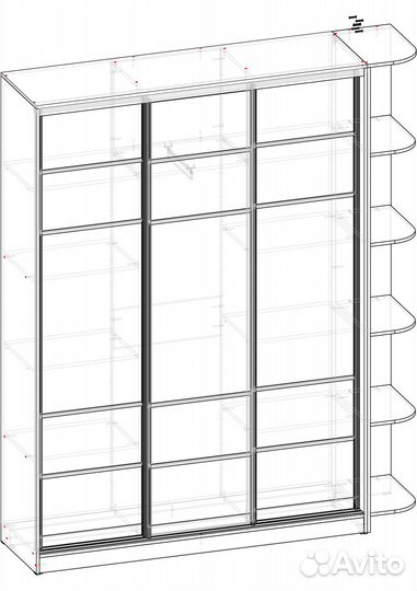 Большой шкаф купе