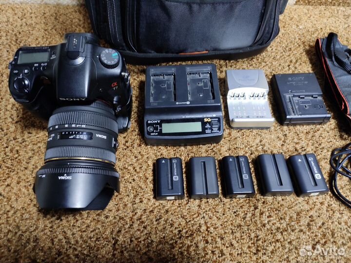 Sony SLT-A77 с объективом Sigma 1:2.8 24-70mm DGhs