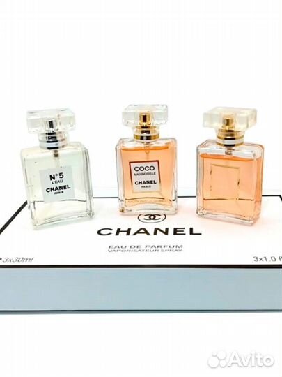 Chanel Coco Шанель Набор Парфюмерный Подарочный3в1