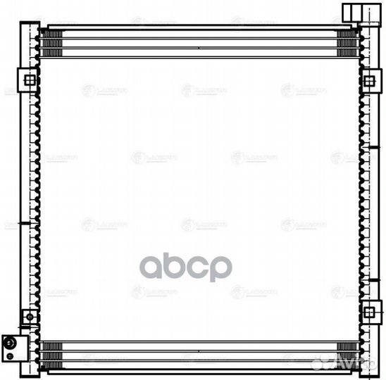 Конденсер honda civic 95/HR-V 98- lrac2311 luzar