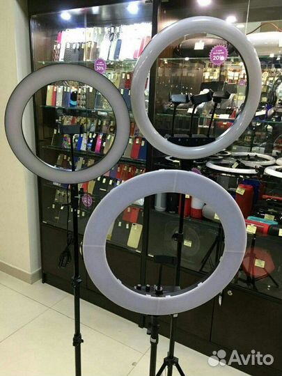 Кольцевые лампы от 16 см до 54 см