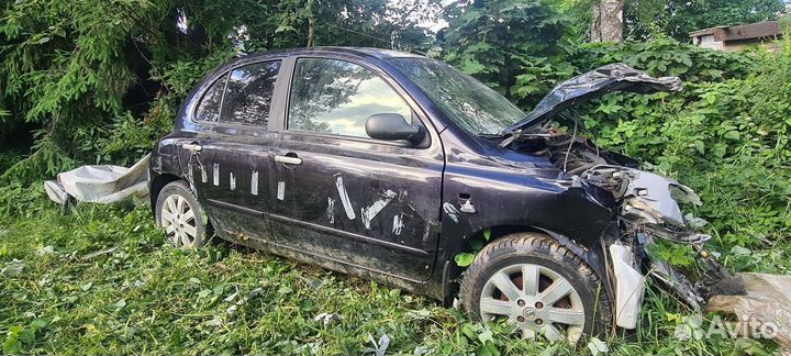 Nissan Micra 1.2 AT, 2008, битый, 120 000 км