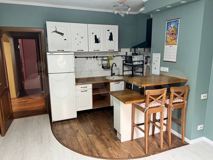 1-к. квартира, 45,9 м², 2/17 эт.