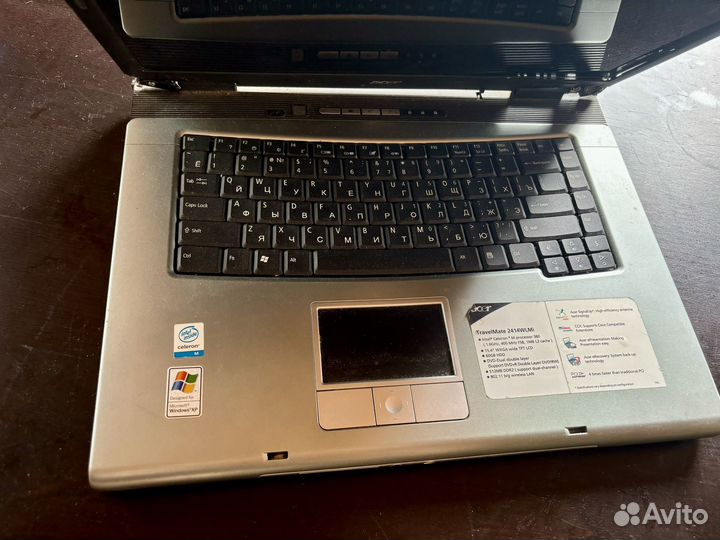 Ноутбук acer travelmate 2414wlmi на запчасти