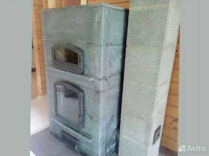 Печь камин талькомагнезит