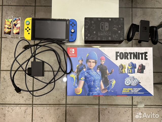 Nintendo switch fortnite edition +защита купить в Москве | Электроника ...