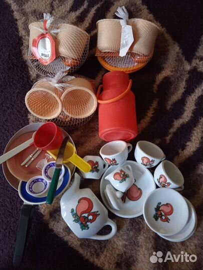 Посудка кукольная