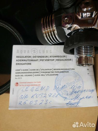 Регулятор для дайвинга AquaLung Legend (Leg3nd)