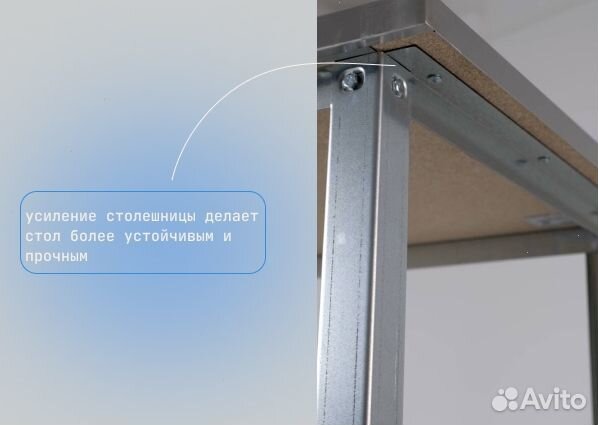 Стол производственный 80х60