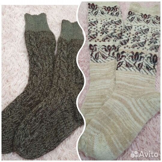 Шерстяные носки женские