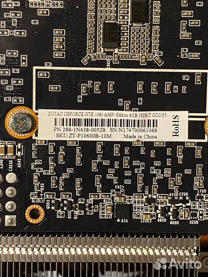 Видеокарта gtx 1060 6gb