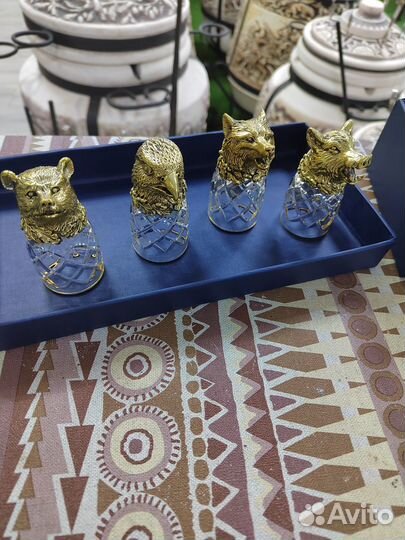 Комплект рюмок ручной работы