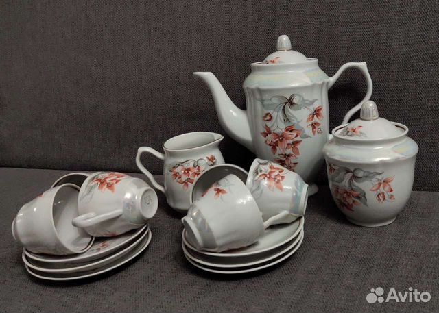 Сервиз кофейный с перламутром