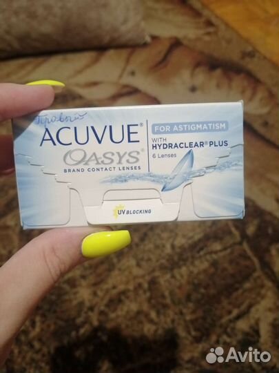 Линзы контактные acuvue oasys for astigmatism