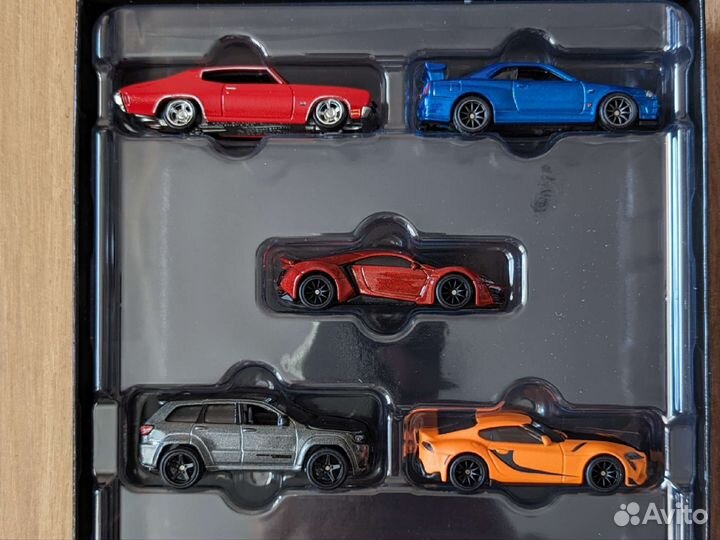 Hot Wheels Fast and Furious Premium Форсаж набор