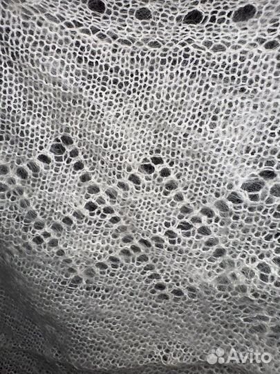 Пуховый шерстяной платок шаль большой новый