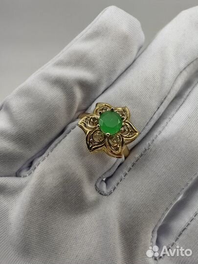 Золотое Кольцо 583 пробы с бриллиантами. Рассрочка