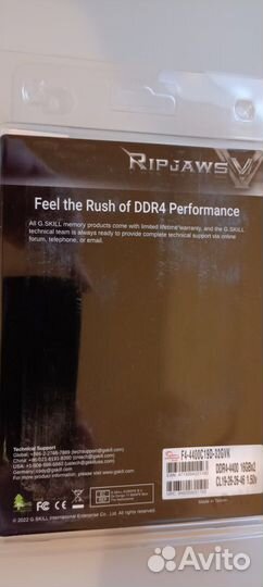 G.skill ddr4 32gb 2x16gb 4400mhz