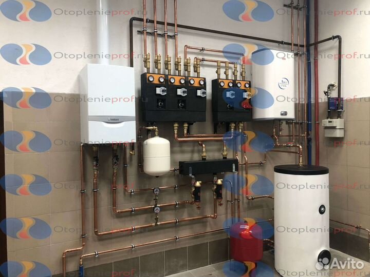 Монтаж, проектирование отопления (котельной) дома