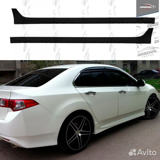 Накладки на пороги Type-S Honda Accord 8