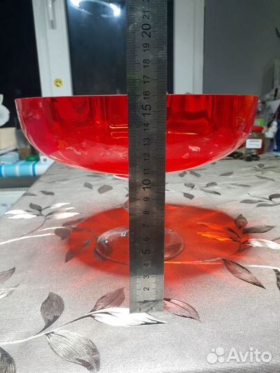 Фруктовницы СССР красная и зеленая