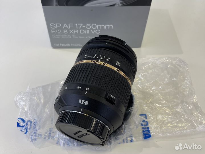 Tamron sp af 17 50mm f2 8 VC nikon новый