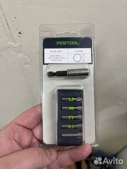 Набор бит Festool BT-Imp Sort 1