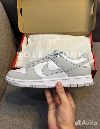 Кроссовки Nike Dunk Low Retro Grey Fog