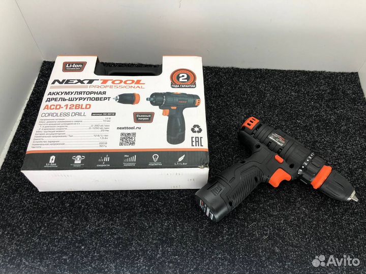 Дрель шуруповерт Nexttool ACD-12BL К40