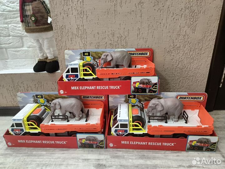 Машина Matchbox Спасение животных с фигуркой