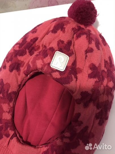Зимняя шапка шлем Reima для девочи 52 размер