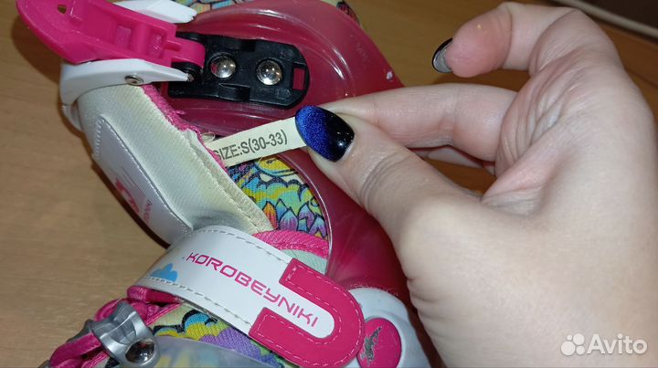 Роликовые коньки детские раздвижные