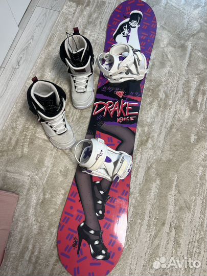 Сноуборд комплект женский drake