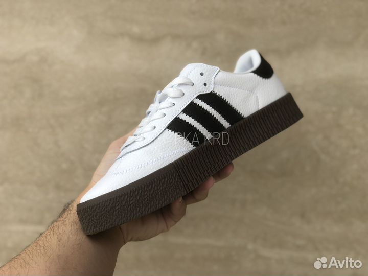 Кроссовки Adidas Samba rose White Black Gum